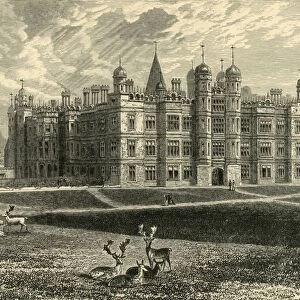 Front of Burghley House, 1898. Creator: Unknown