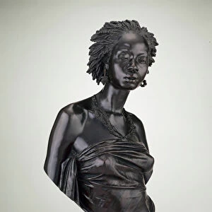Bust of an African Woman, 1851. Creator: Charles-Henri-Joseph Cordier