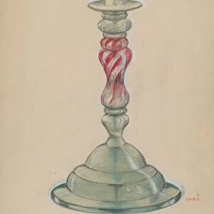 Candlestick, c. 1936. Creator: Margaret Stottlemeyer
