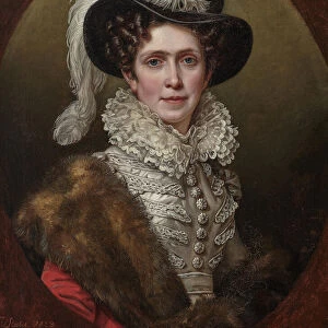 Caroline of Baden (1776-1841), Queen of Bavaria, 1823. Creator: Stieler