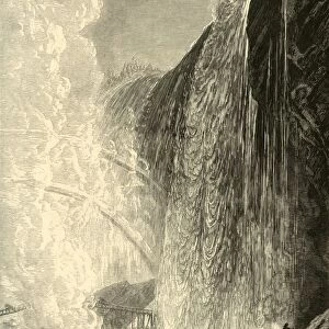 The Cave of the Winds, 1872. Creator: Harry Fenn