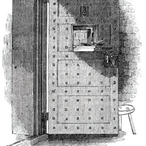 Cell door, 1842. Creator: Unknown