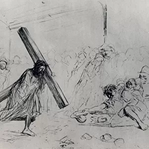Christ Carrying the Cross, 1925. Artist: Jean Louis Forain