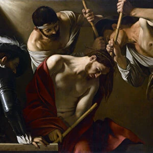 Christ Crowned with Thorns, 1603-1604. Artist: Caravaggio, Michelangelo (1571-1610)