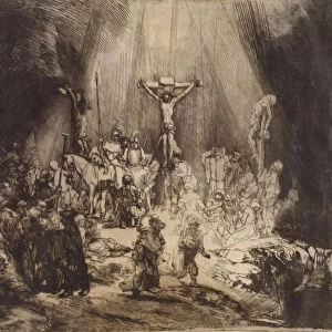 Christ Crucified between the Two Thieves: The Three Crosses, 1653. 1653