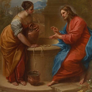 Christ and the Woman of Samaria, 1715-20. Creator: Benedetto Luti