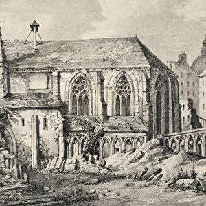 The Church and the Cloister of the College of Cluny in 1824, 1915