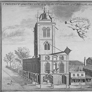 Church of St Botolph, Aldgate, City of London, 1750
