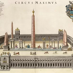 The Circus Maximus (From the Atlas Van Loon). Artist: Blaeu, Joan (1596-1673)
