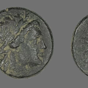 Coin Depicting the God Apollo, 2nd-1st century BCE. Creator: Unknown