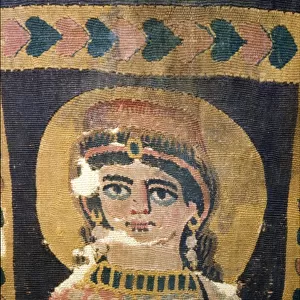 Coptic Textile Portrait of Ariadne, 5th century