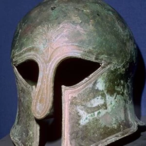 Corinthian style Greek helmet, 6th century BC