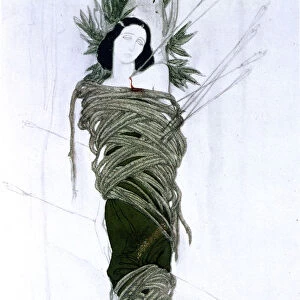 Costume design for Italian writer Gabriele D Annunzios drama The Martyrdom of St Sebastian, 1911. Artist: Leon Bakst