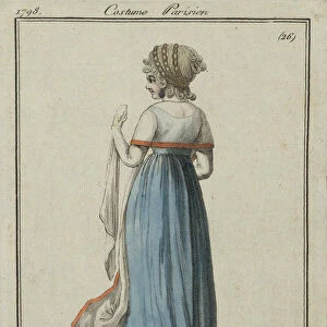 Costume parisien, 1798. Creator: Anonymous
