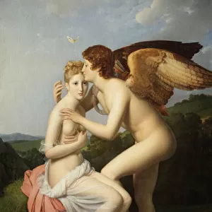 Cupid and Psyche. Artist: Gerard, Francois Pascal Simon (1770-1837)