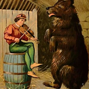 The Dancing Bear, 1901. Artist: Edward Henry Wehnert