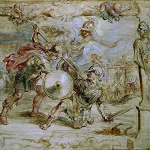 The death of Hector, 1630-1635. Artist: Rubens, Pieter Paul (1577-1640)