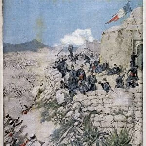 The defence of Mazagran, Algeria, 1896. Artist: Henri Meyer