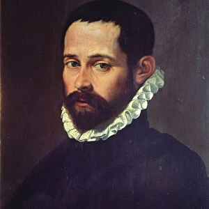 Diego Hurtado de Mendoza (1503-1575), Spanish writer and politician, anonymous oil painting 1560