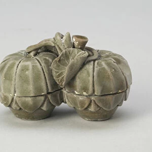 Double Melon-Shaped Box, Northern Song dynasty (960-1127). Creator: Unknown