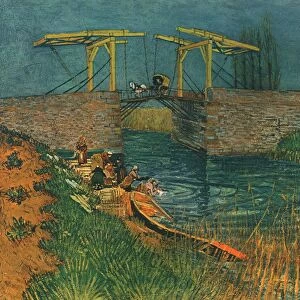 Drawbridge in Arles, April 1888, (1947). Creator: Vincent van Gogh