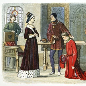 The Earl of Warwick submits to Queen Margaret, 1470 (1864)