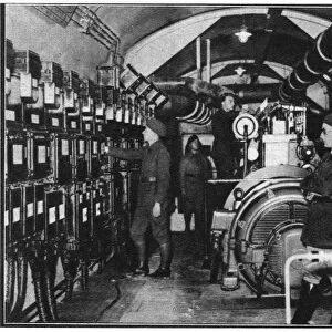Electric light plant, Maginot Line, France, 1939