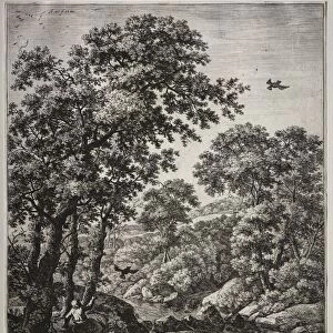 Elijah Fed by the Ravens. Creator: Anthonie Waterloo (Dutch, 1609 / 10-1690)