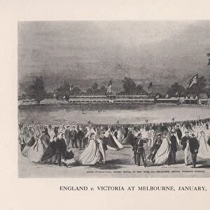 England v Victoria at Melbourne, Australia, January 1862 (1912)