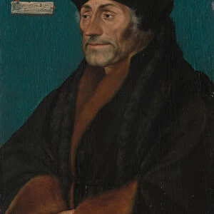 Erasmus of Rotterdam, ca. 1532. Creator: Hans Holbein the Younger