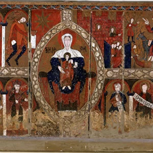 Espinelves Frontal (or the three kings), panel painting