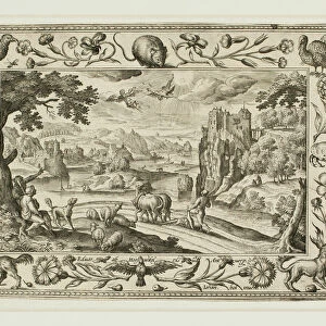 The Fall of Icarus, from Landscapes with Old and New Testament Scenes and Hunting Scenes