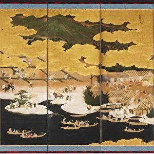 Famous Views of Omi, 1660s-90s. Creator: Unknown