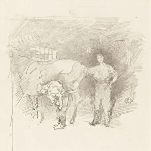 The Farriers, 1888. Creator: James Abbott McNeill Whistler