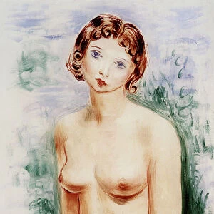 Female nude, 20th century. Artist: Moise Kisling