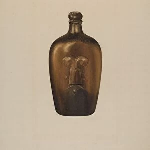 Flask, c. 1938. Creator: Isidore Steinberg