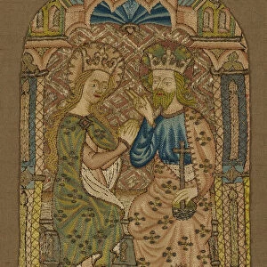 Fragment (From an Orphrey Band), England, 1400 / 50. Creator: Unknown