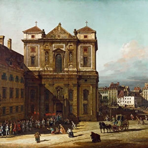 The Freyung iin Vienna, from the Northwest, Between 1758 and 1761. Artist: Bellotto, Bernardo (1720-1780)