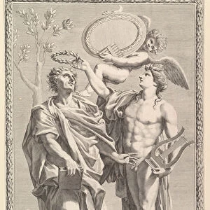 Frontispiece: Virgil, Publii Virgilii Maronis Opera, 1641. Creator: Claude Mellan