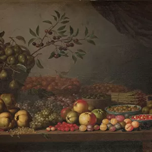 Fruit Basket, 1632-1636. Creator: Floris van Schooten