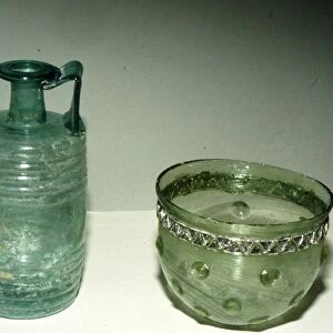 Gallo-Roman Glassware from Rheims, France, 4th century