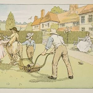 The Gardener, from Four and Twenty Toilers, pub. 1900 (colour lithograph)