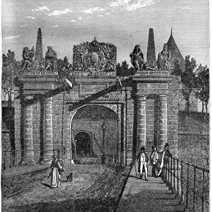 The Gate of Saverne, near Strasbourg, France, 1882-1884. Artist: Levy