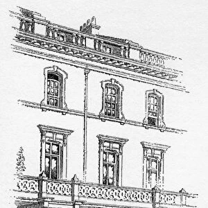 George Borrows house, Hereford Square, London, 1912. Artist: Frederick Adcock