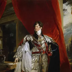 George IV (1762-1830). King of the United Kingdom, in his Coronation Robes, 1816. Creator: Lawrence, Sir Thomas (1769-1830)