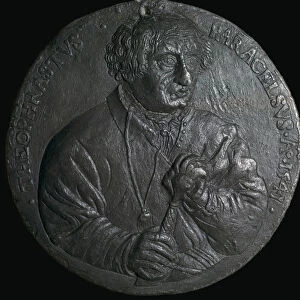 A German medal depicting Paracelsus, 16th century