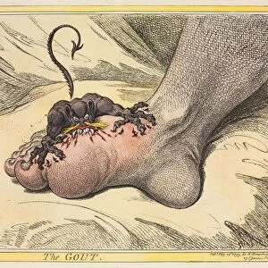 The Gout, 1799. Creator: James Gillray (British, 1757-1815); Hannah Humphrey