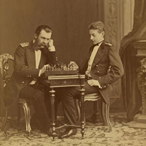 Grand Duke Konstantin Nikolaevich of Russia (1827-1892) and Grand Duke Constantine Constantinovich o
