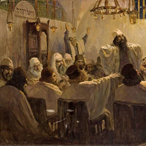 He is guilty of death!, 1906. Artist: Polenov, Vasili Dmitrievich (1844-1927)