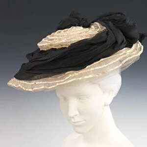 Hat, French, ca. 1895. Creator: Camille Roger